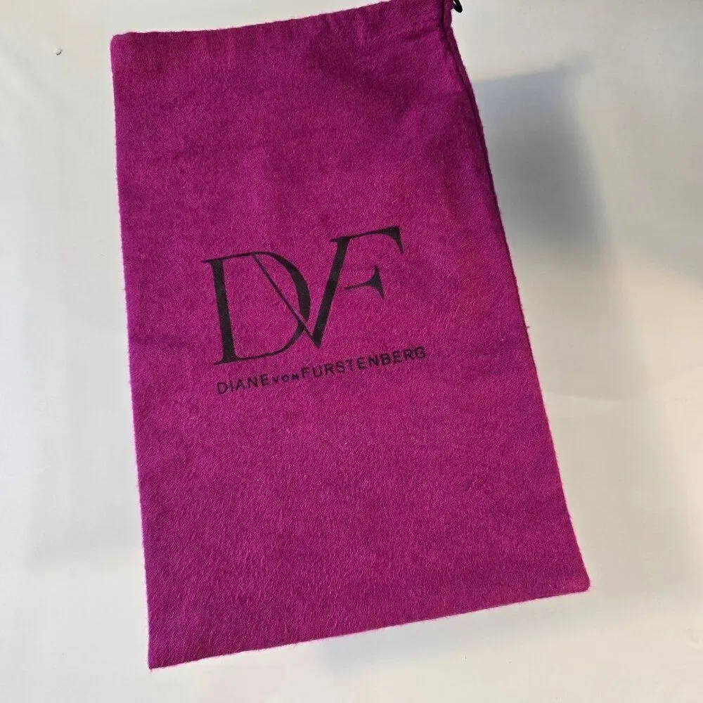 Diane Von Furstenberg Drawstring Dust Bag Vintage Purple